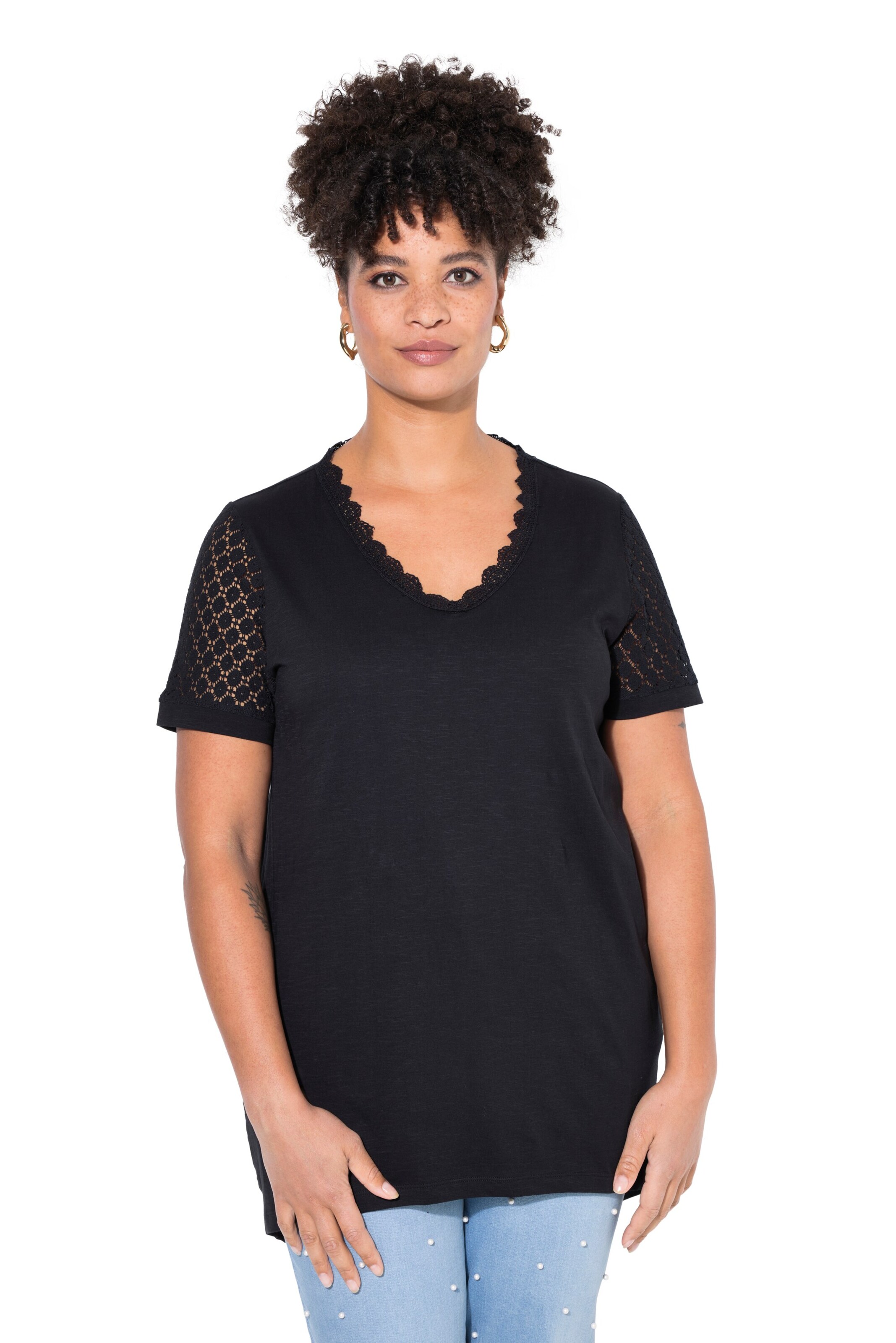 MIAMODA Shirt in Black: front