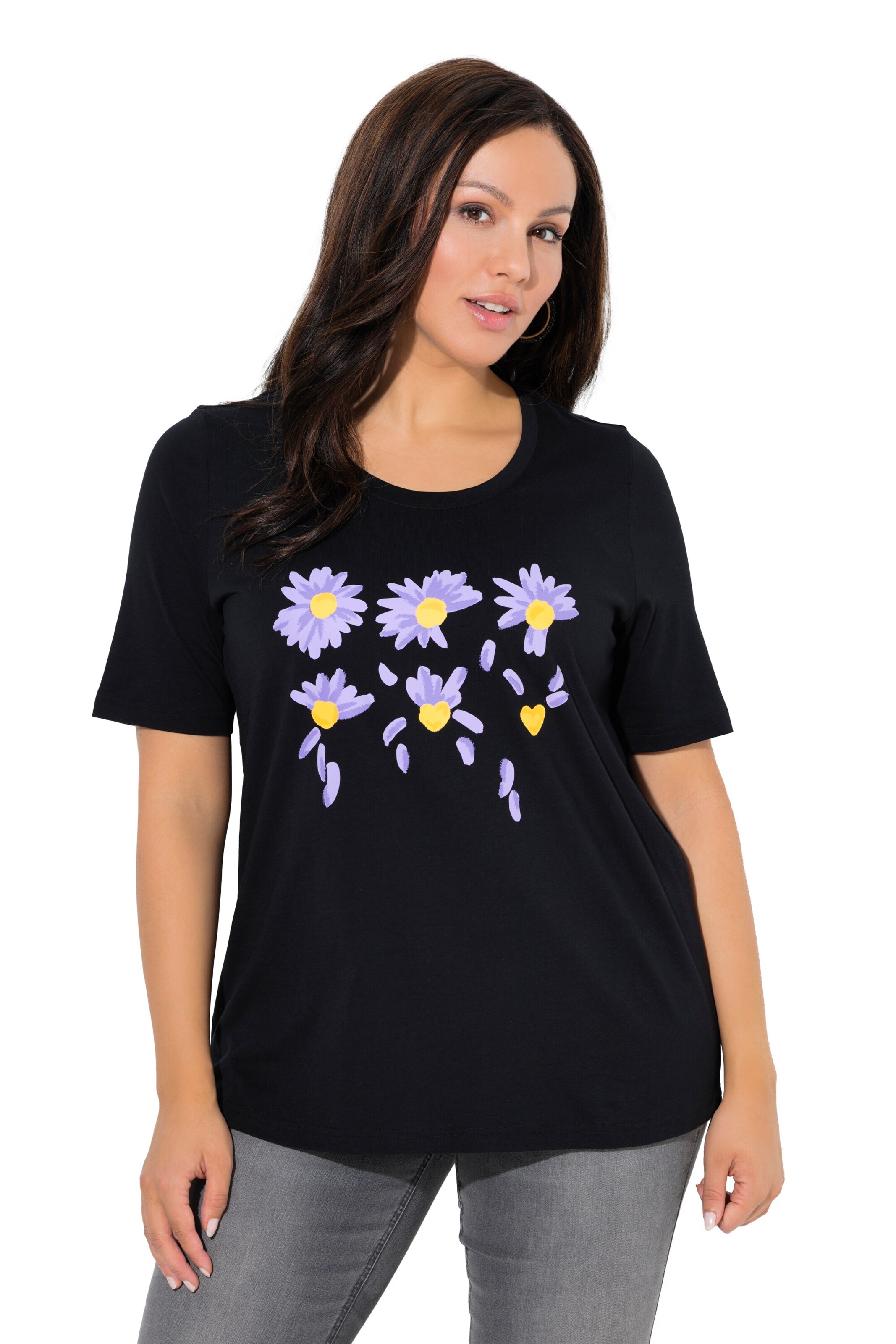 Ulla Popken Shirt in Black: front
