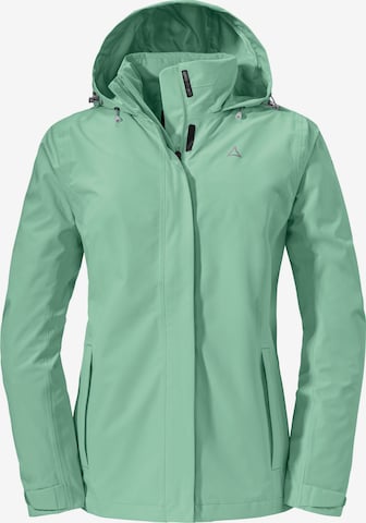 Schöffel Outdoor Jacket in Green: front