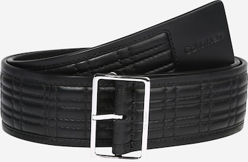 Ceinture Calvin Klein en noir : devant