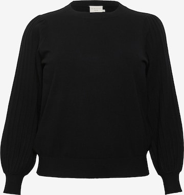 KAFFE CURVE Sweater 'Cloni' in Black: front