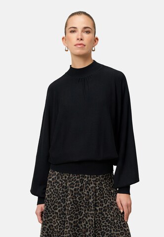 Pullover di zero in nero: frontale