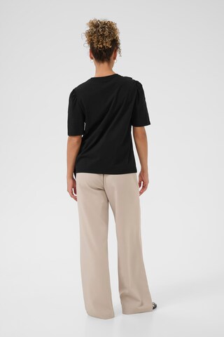 T-shirt 'CRCamma' Cream en noir