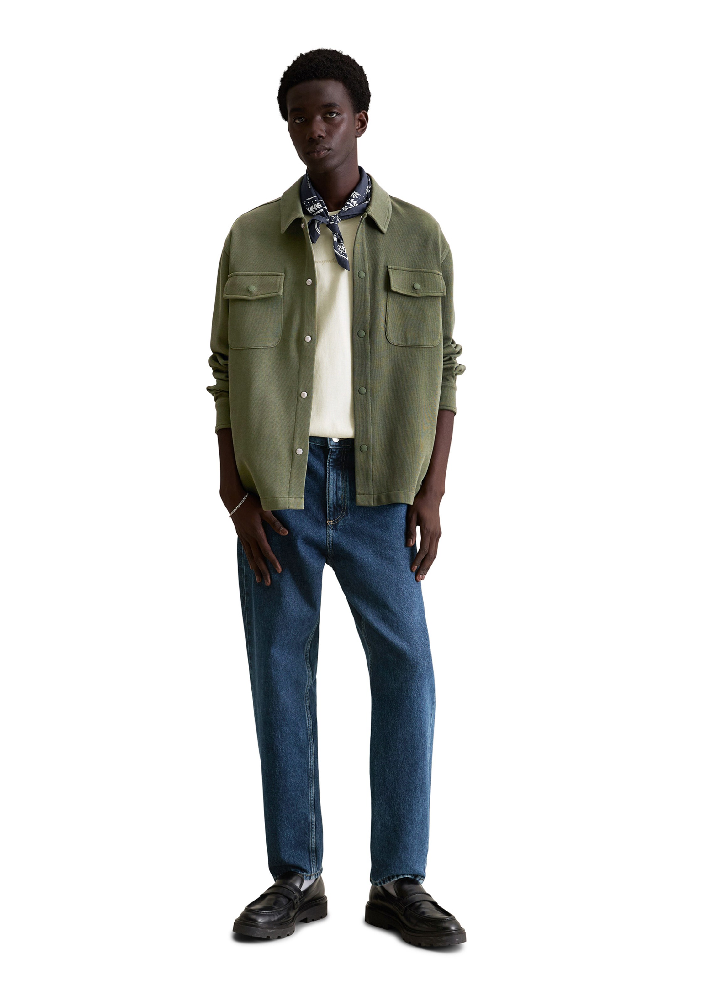 Marc O'Polo DENIM Sweatvest in Groen