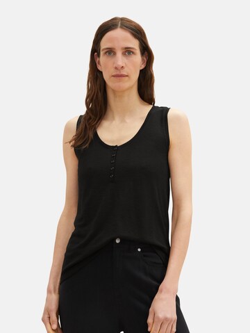 TOM TAILOR Top in Black: front