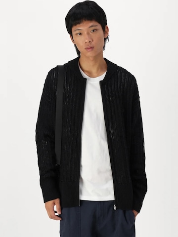 Denim Project Collegetakki ' DPKnitted ' värissä musta