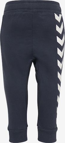 Hummel Tapered Workout Pants 'Apple' in Blue