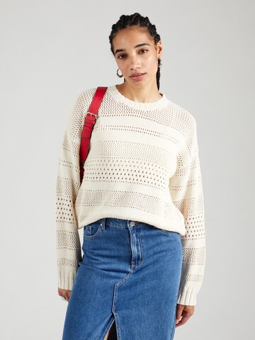ABOUT YOU Sweater 'Maira' in Beige: front
