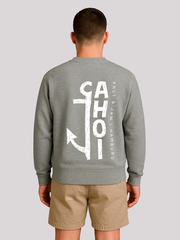 Sweat-shirt 'Knut & Jan Scribble' F4NT4STIC en gris