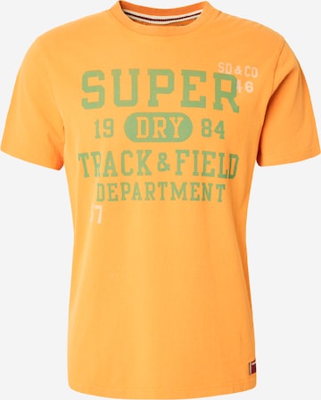 oranžs Superdry & Co T-Krekls 'Vintage Prep': no priekšpuses