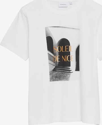 COMMA T-Shirt in Weiß: Vorderseite