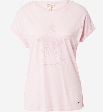 T-shirt 'GALAXY' Key Largo en rose : devant