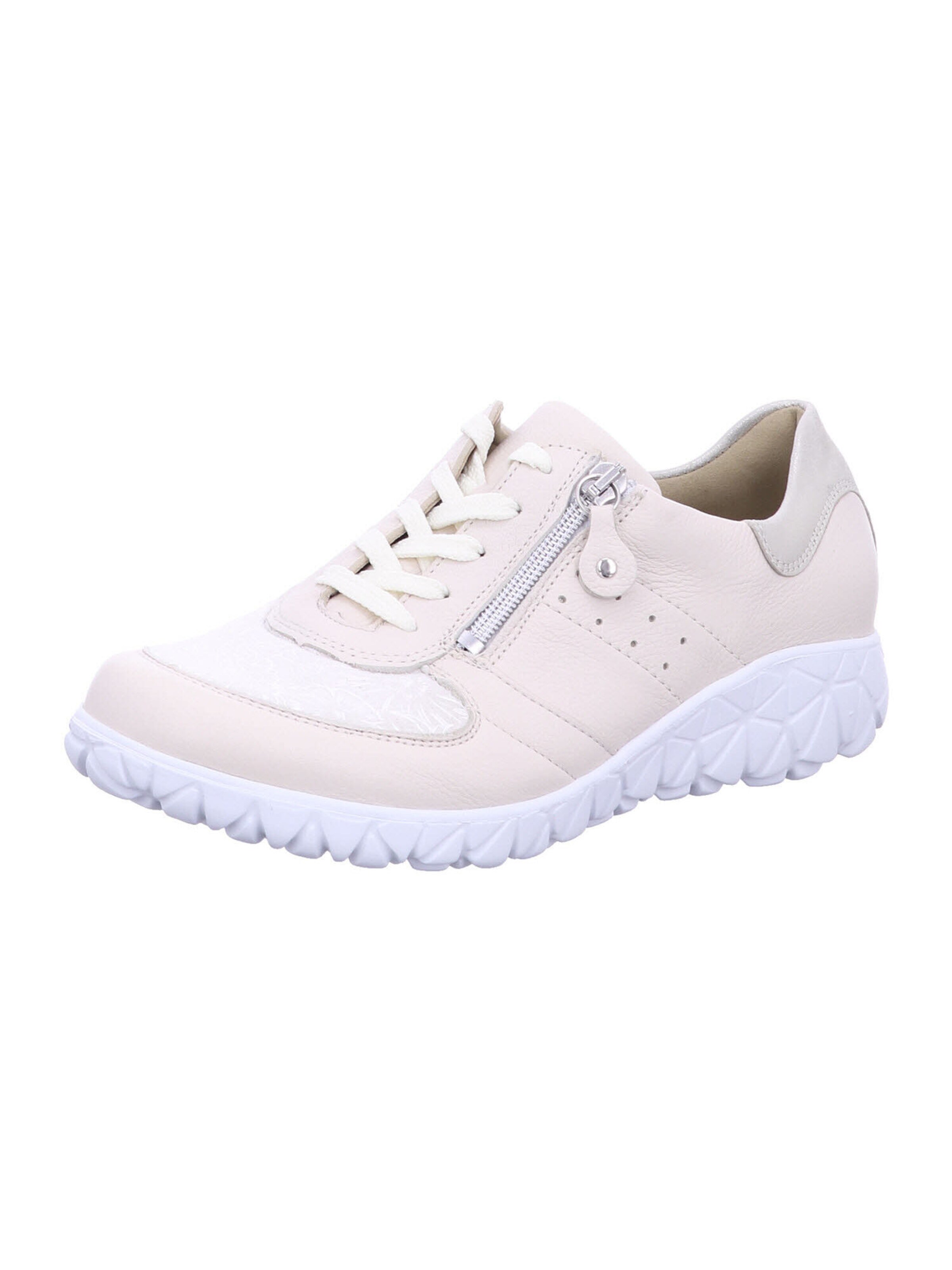 WALDLÄUFER Athletic lace-up shoe 'Havy' in White: front