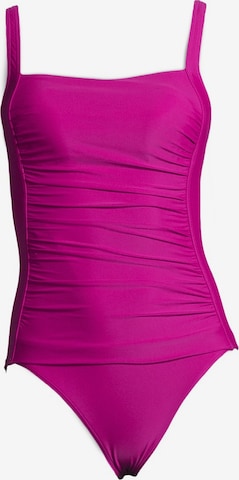 LASCANA Bustier Shaping-badpak 'Annelie SBI' in Roze: voorkant