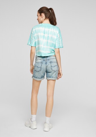 QS Regular Shorts in Blau