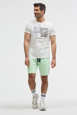 CAMP DAVID Regular Pants in Green