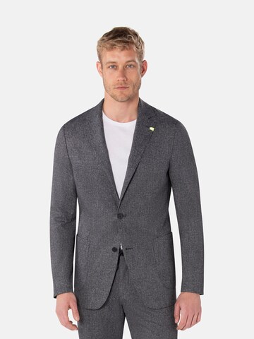BENVENUTO Slim fit Business Blazer in Grey: front