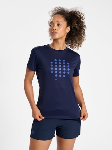 Hummel Functioneel shirt 'Court' in Blauw: voorkant