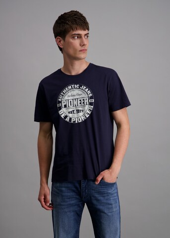 Pioneer Authentic Jeans Shirt in Blue: front