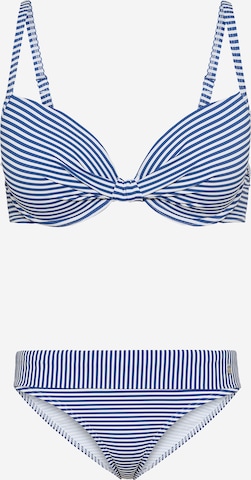 s.Oliver - Bikini en azul: frente