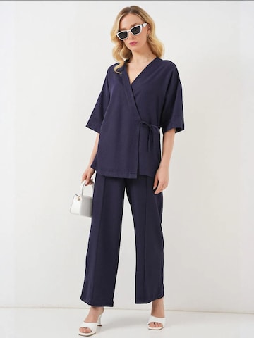 Bigdart - Calças de fato em azul