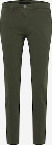 DRYKORN Slim fit Chino Pants 'MAD' in Green: front