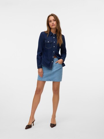 VERO MODA Blouse 'VMJennie' in Blue