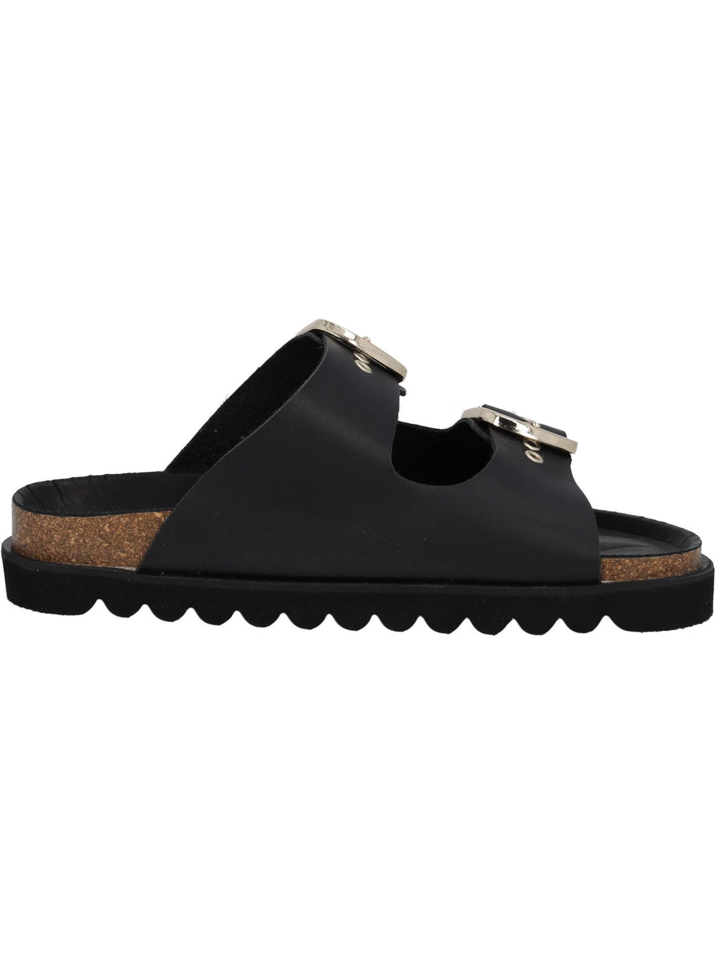 Palado by Sila Sahin Pantofle 'Korfu ' – černá