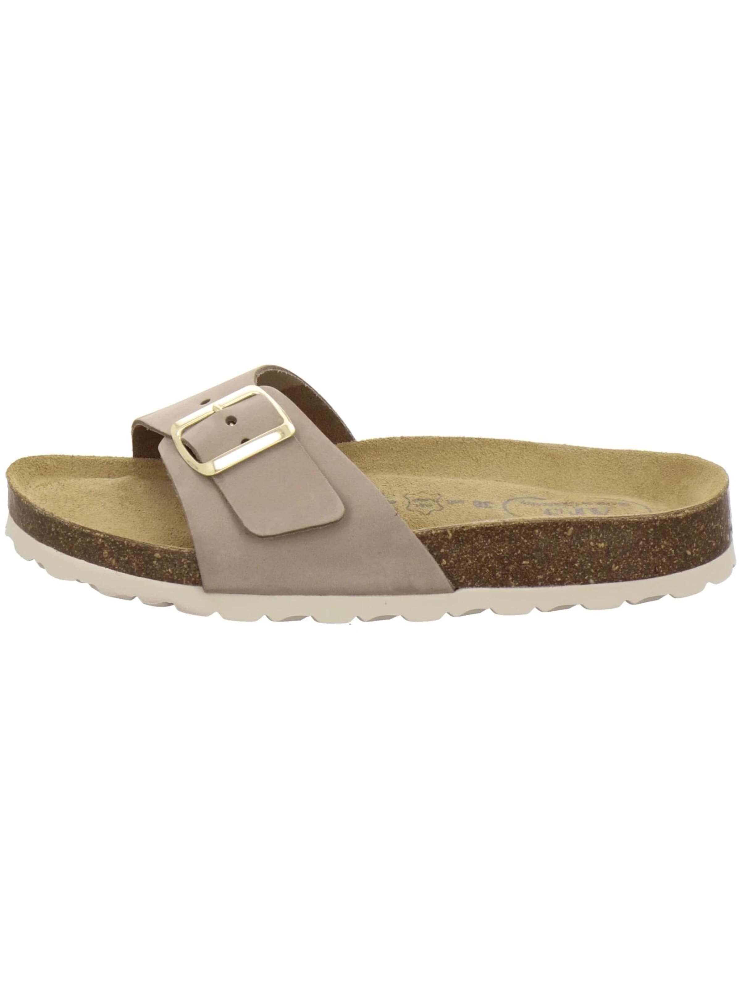 Mule 'Pantoletten Damen Einschnaller sand' AFS-Schuhe en beige