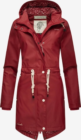 NAVAHOO Weatherproof jacket 'Flower of Ocean' in Red