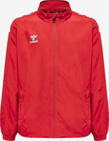 Hummel Athletic Jacket in Red: front