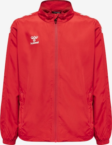 Veste de sport Hummel en rouge : devant