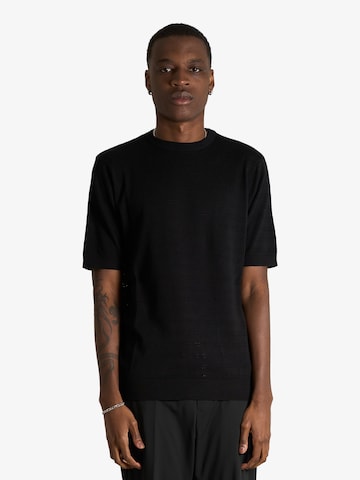 T-Shirt SSEINSE en noir : devant