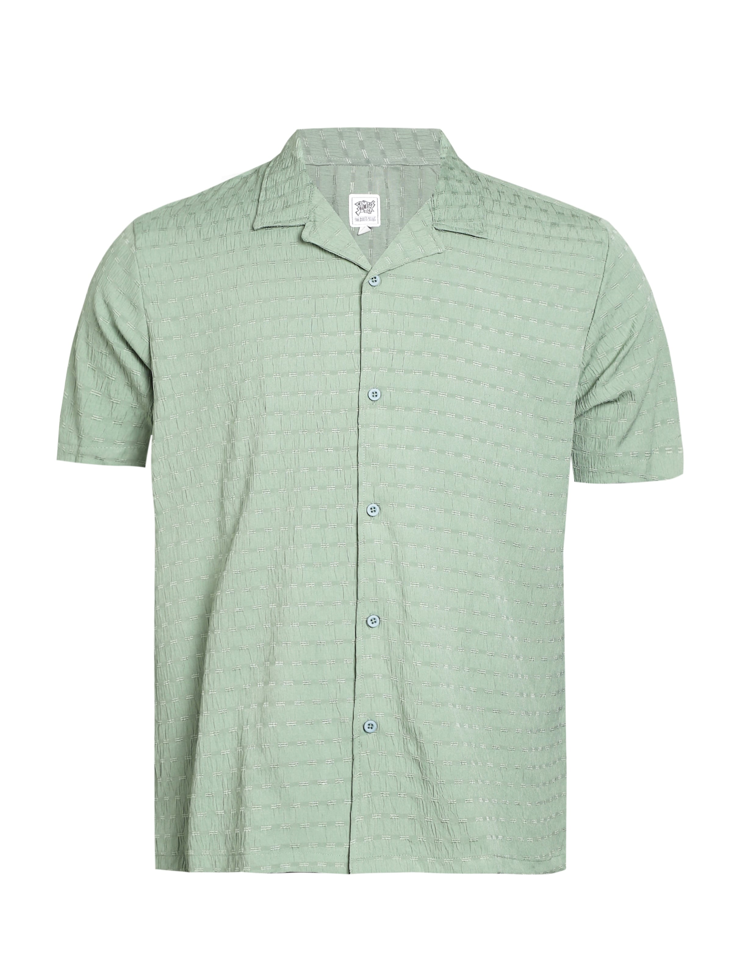 zaļš Campus Sutra Standarta piegriezums Krekls 'Tania': no priekšpuses