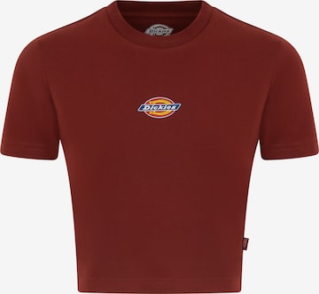 DICKIES Shirts 'MAPLE VALLEY' i rød: forside