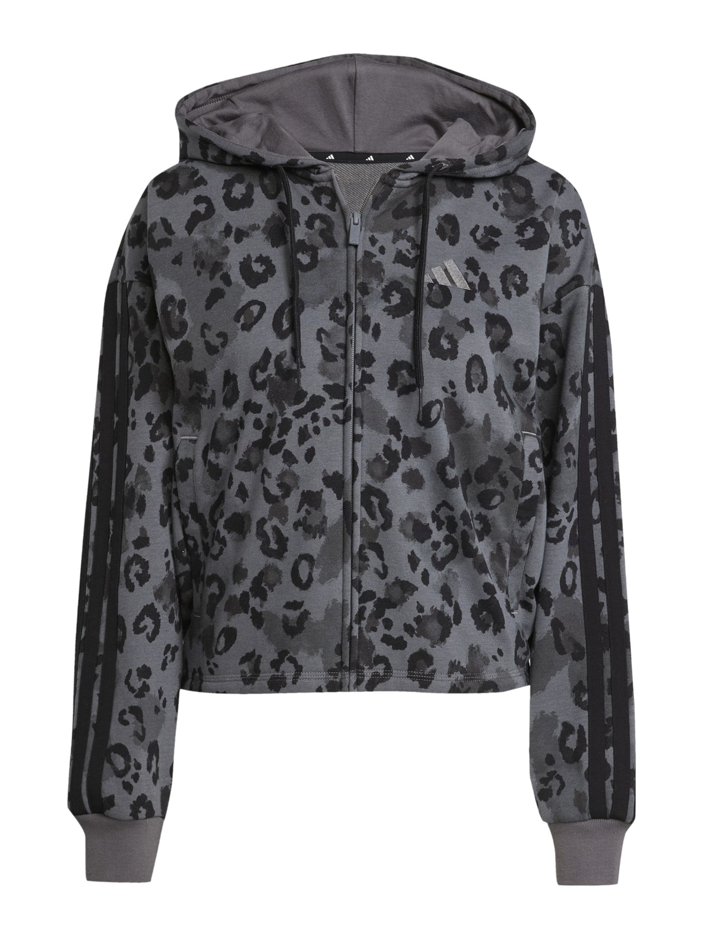 ADIDAS SPORTSWEAR Bluza rozpinana sportowa w kolorze szary: przód