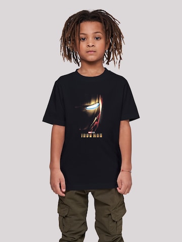 T-Shirt 'Marvel Studios Iron Man Poster' F4NT4STIC en noir : devant