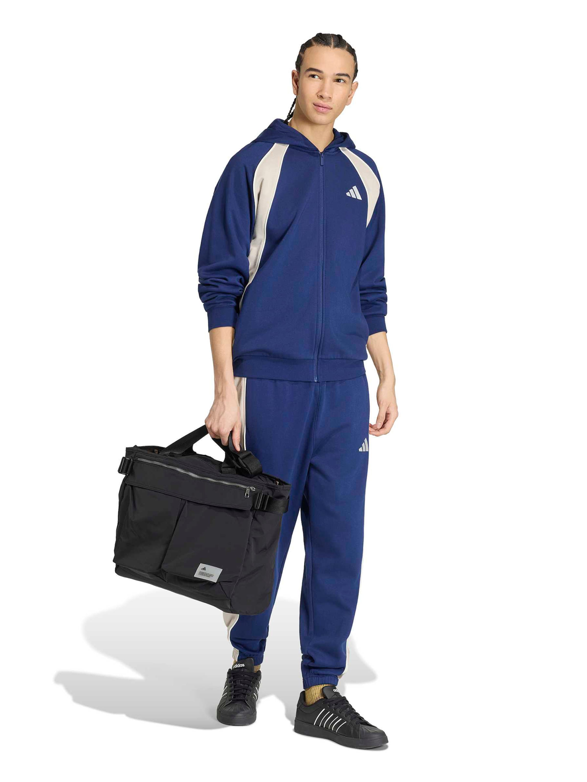 ADIDAS SPORTSWEAR Tapered Workout Pants in Blue