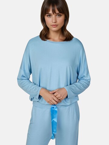 Myjama Schlafshirt 'Cami' in Blau: Vorderseite