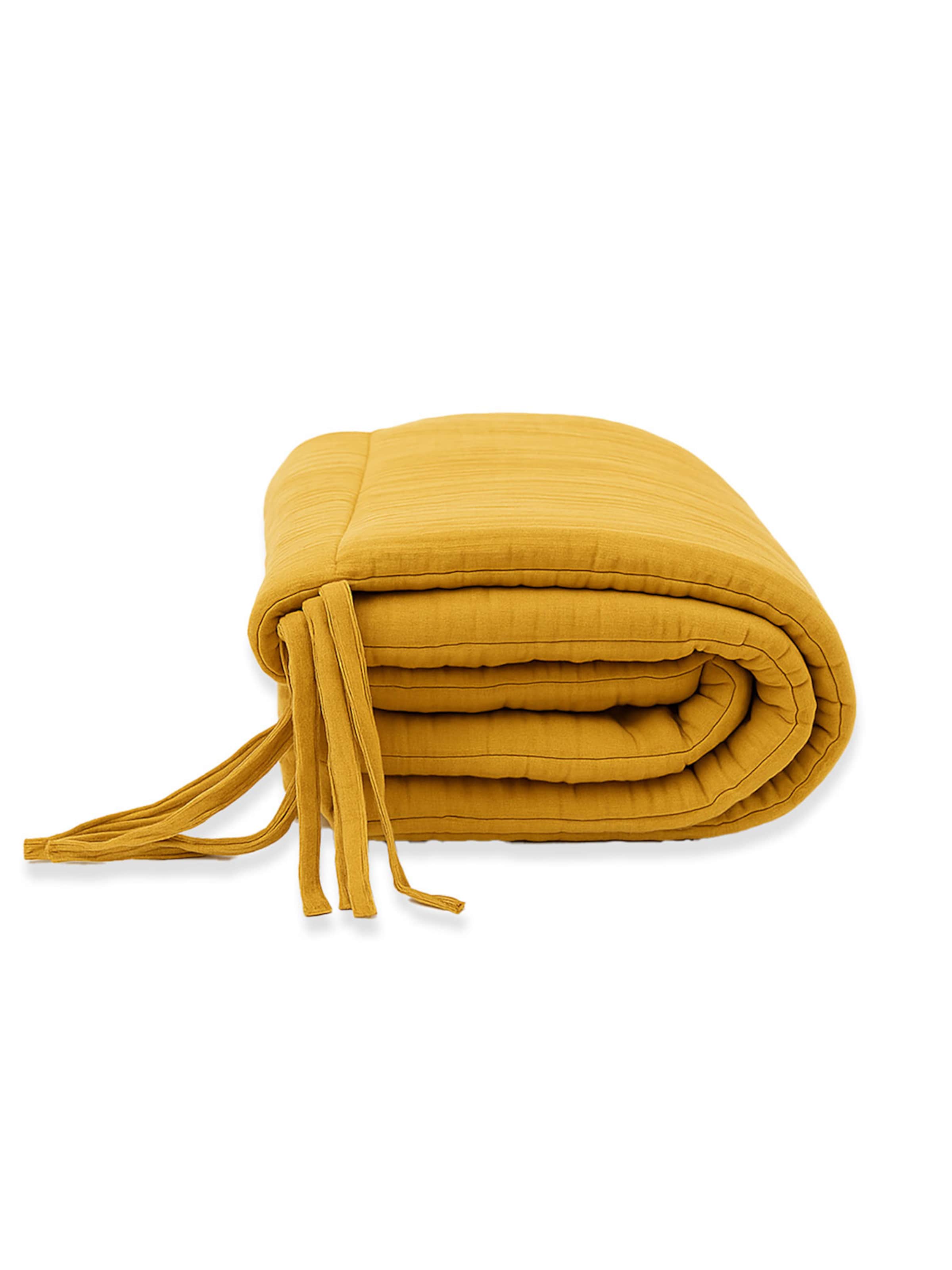 Couverture de bébé PAPATE en jaune : devant