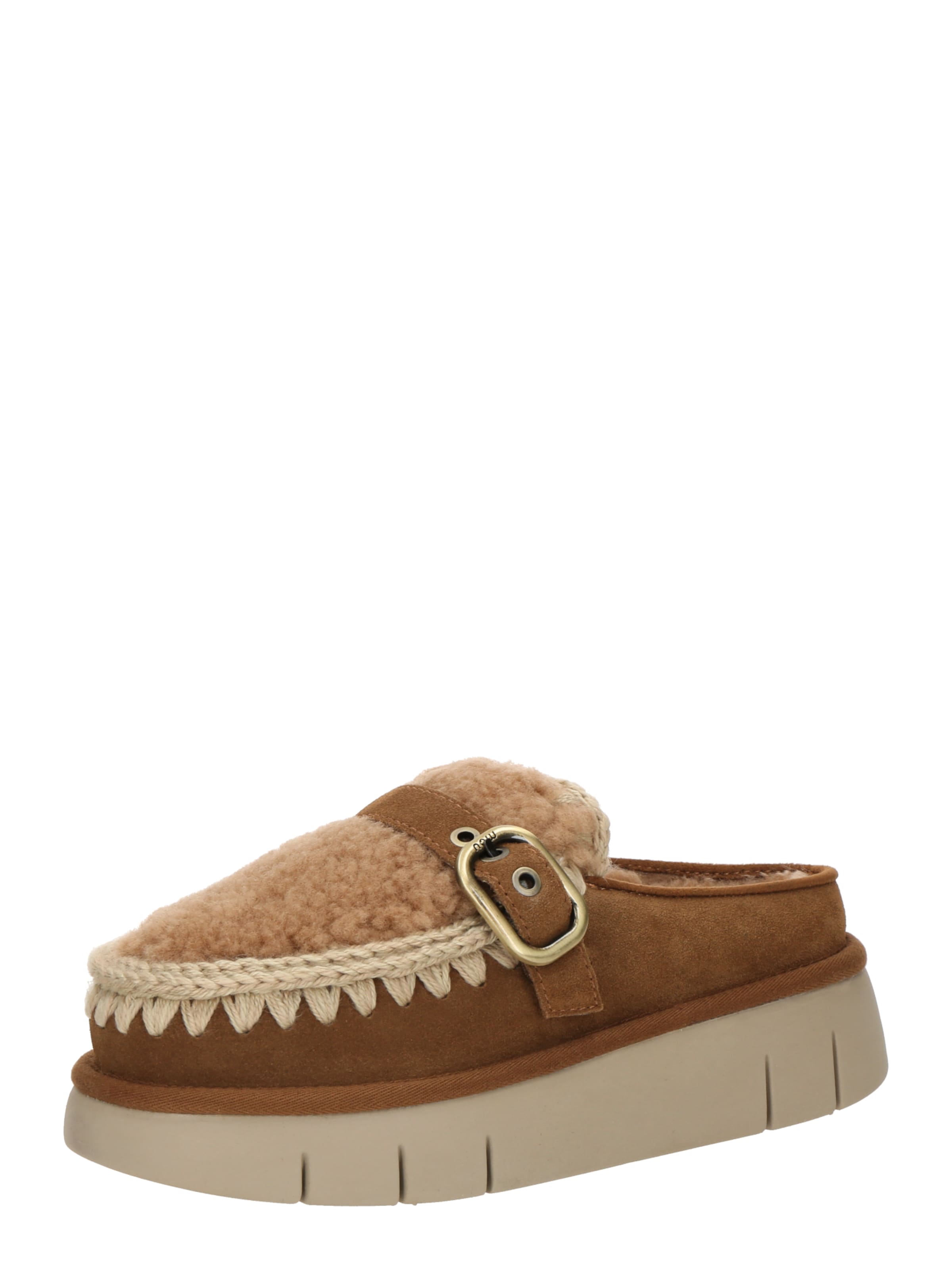 MOU Clogs 'Bounce' in Brown: front