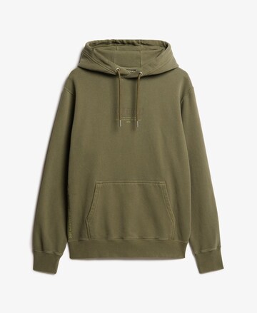 Superdry Sweatshirt in Groen: voorkant