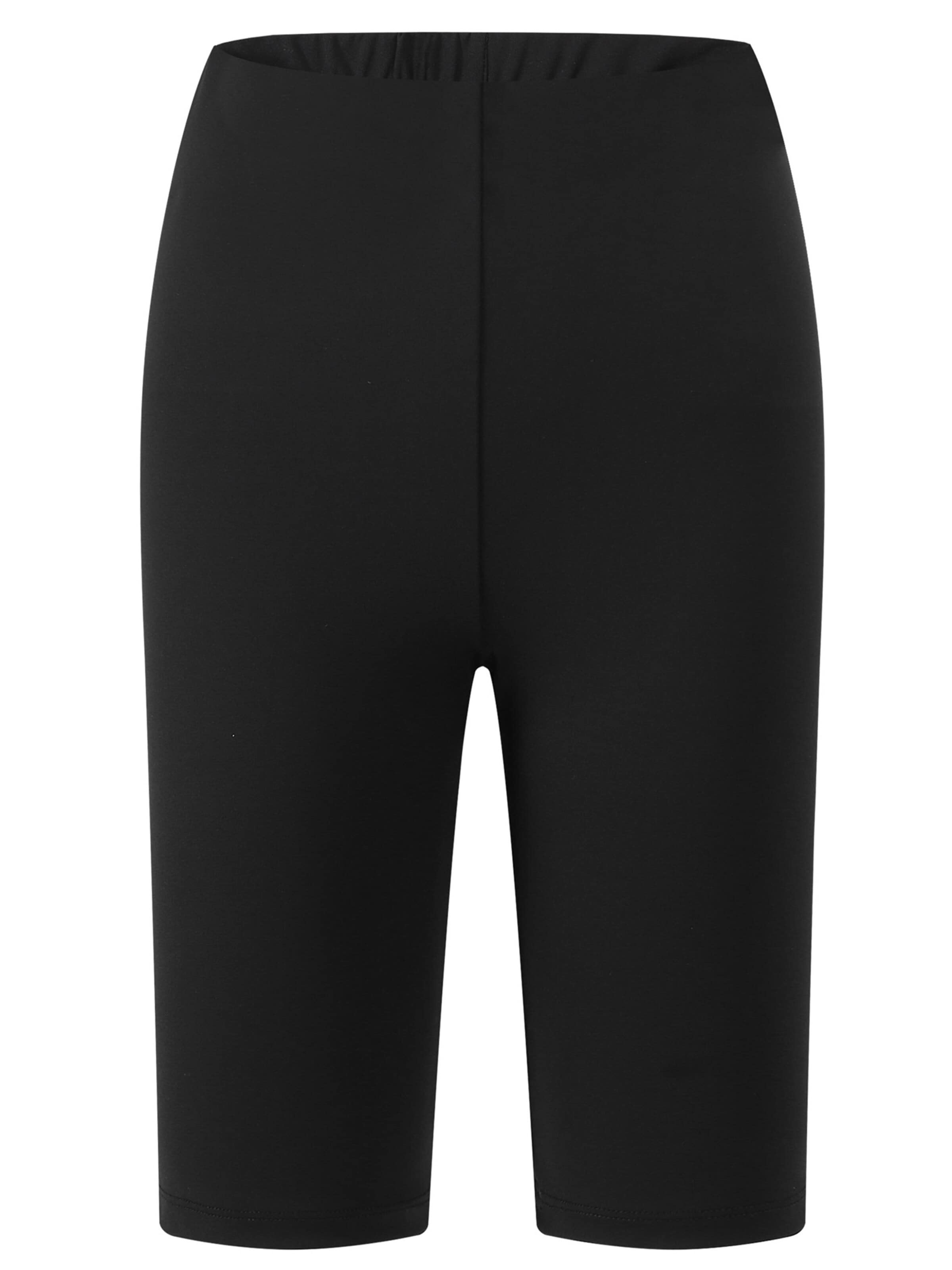 SASSYCLASSY Skinny Pants in Black: front