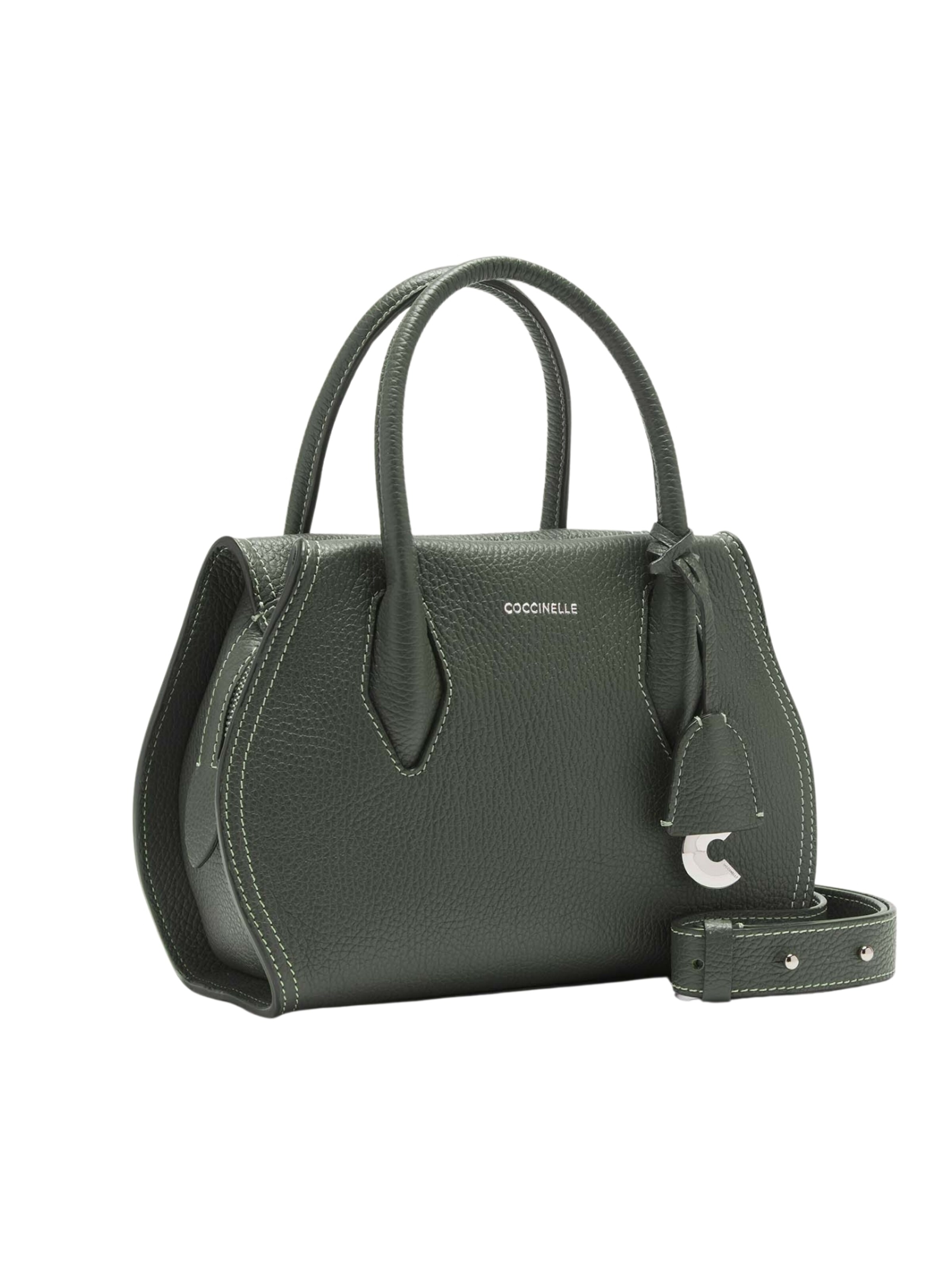 Borsa a mano 'Coccinelle Lord 5' di Coccinelle in verde