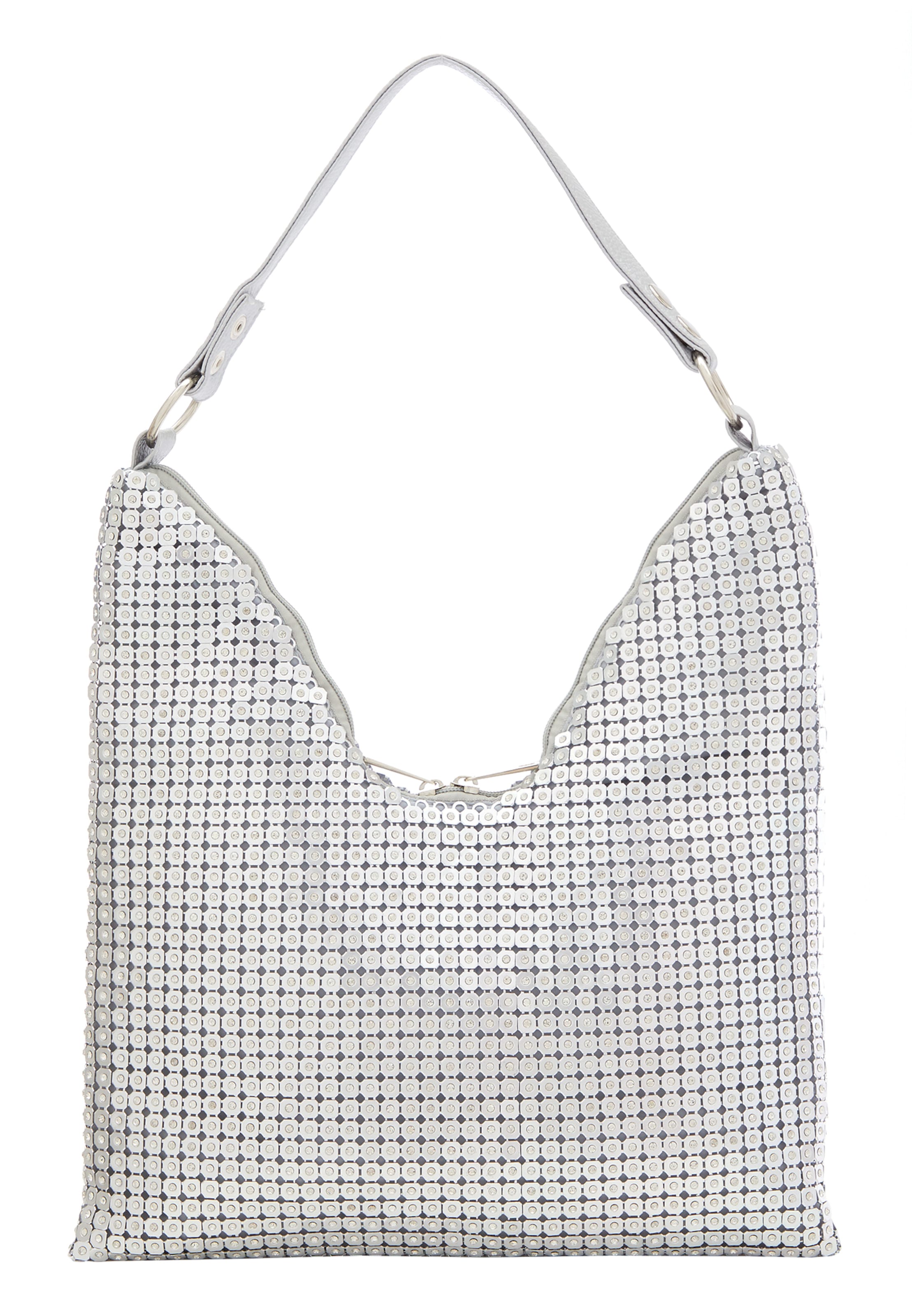 FELIPA Наплечная сумка в Серебристый: спереди