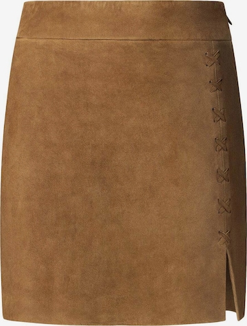 Jupe Pepe Jeans en beige : devant