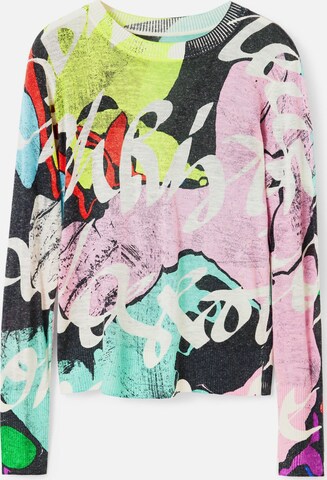 Desigual Sweater 'Thin Gauge' in Pink: front