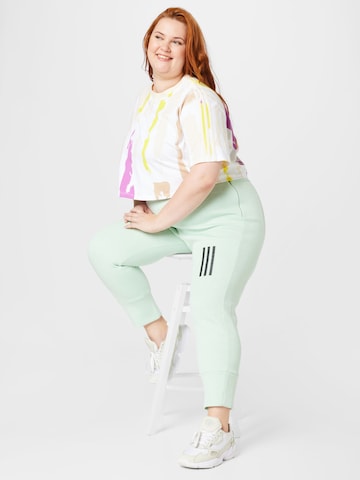 T-shirt 'Thebe Magugu Allover Print ' ADIDAS ORIGINALS en blanc