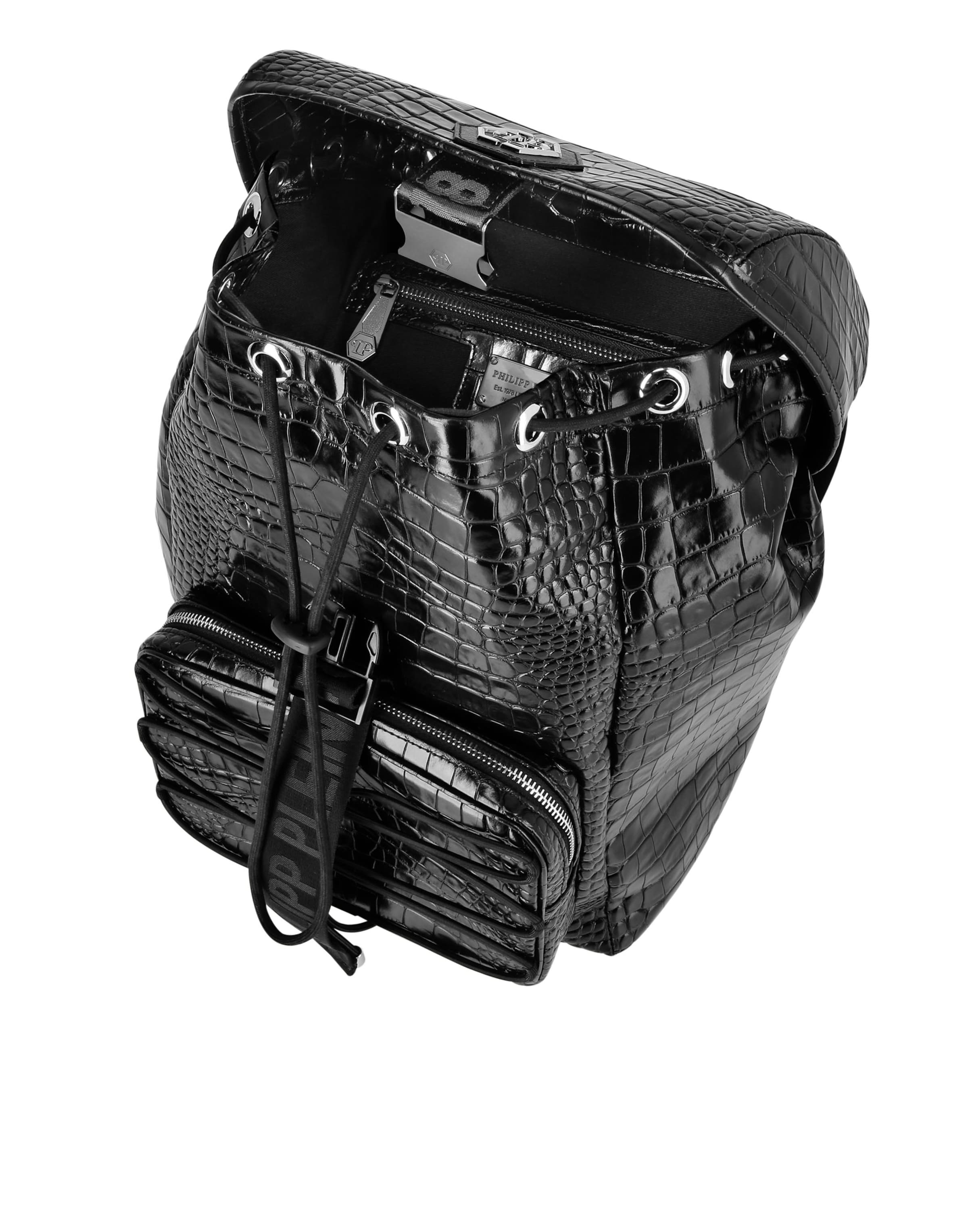 Philipp Plein Backpack 'Monogram' in Black