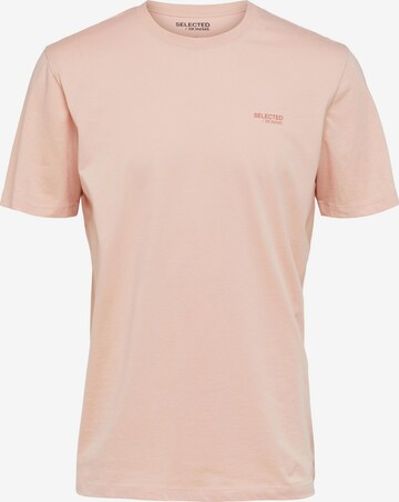 SELECTED HOMME Tričko 'Aspen' – pink: přední strana